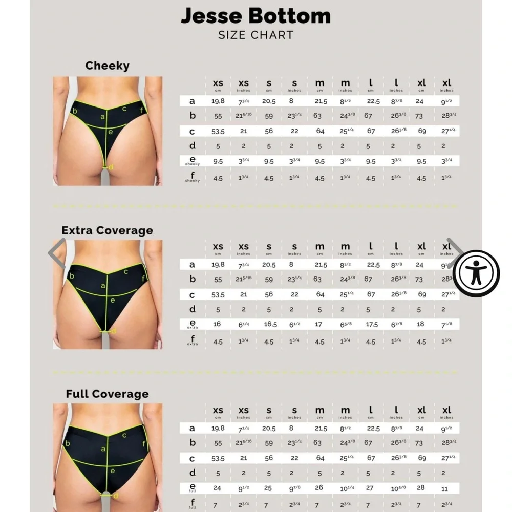 OneOne Swim Jesse Bottom Black with Scrunchie size XS - Picture 4 of 4
